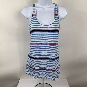 Old Navy Tank Top Women's Size XS Striped Scoop Neck Racerback Casual